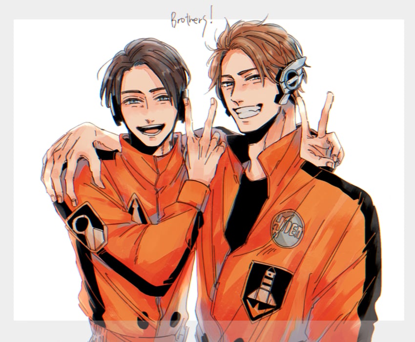 ikazuchi and uchuyaro subaru (kamen rider and 1 more) drawn by nem_x