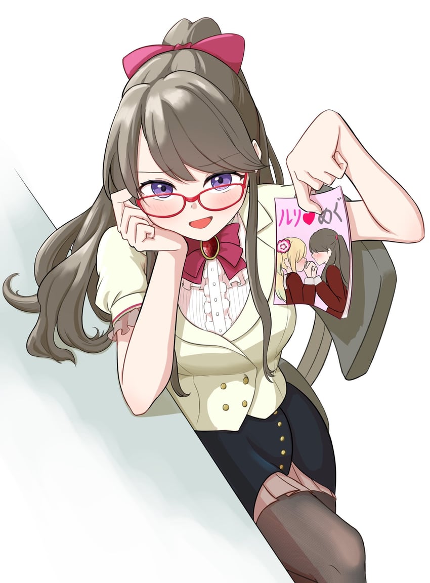 fujishima megumi and osawa rurino (love live! and 1 more) drawn by simadaburyu