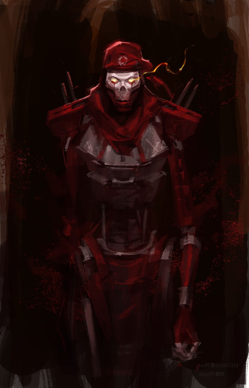 revenant and classic revenant (apex legends) drawn by a_shuang_wa