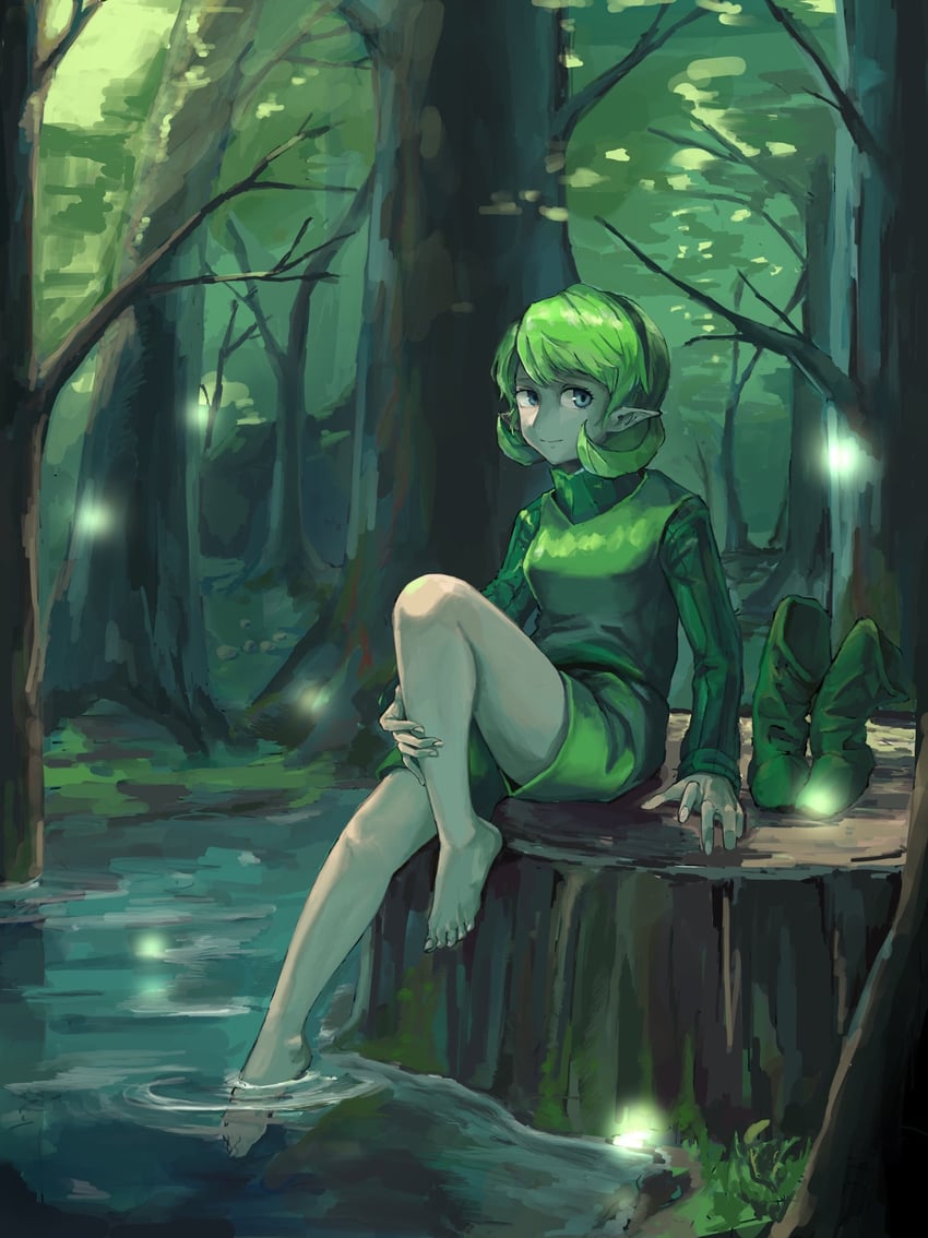 saria (the legend of zelda and 1 more) drawn by otsubo_kiko