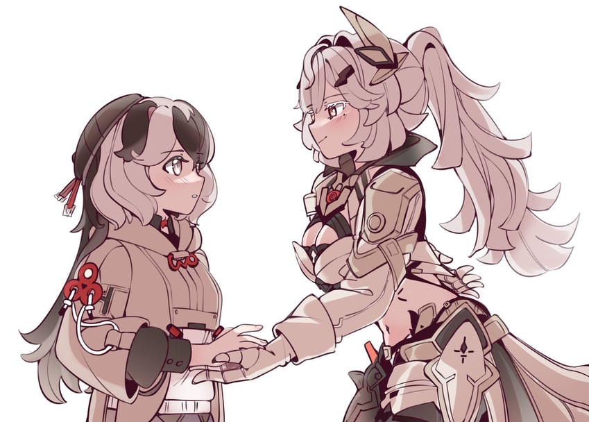 coralie 6626 planck and erdos helia (honkai and 1 more) drawn by imannanuy