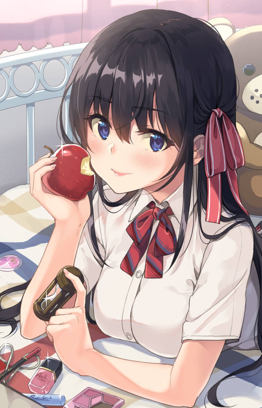 fujinomiya shirayuki (jikan dorobou-chan wa dokidoki sasetai ore no natsuyasumi wo kaketai renai shinrisen) drawn by unasaka_ryou