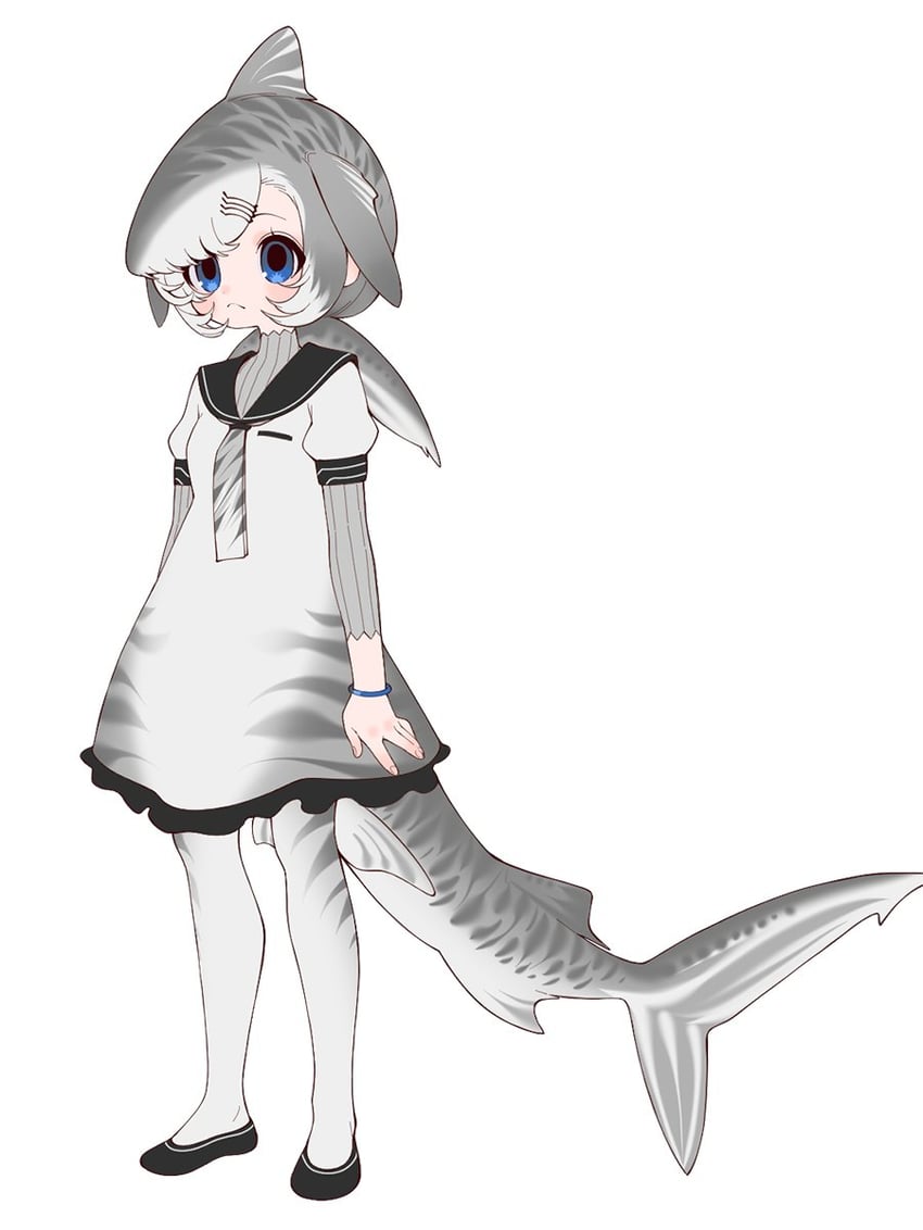 tiger shark (original and 2 more) drawn by notora