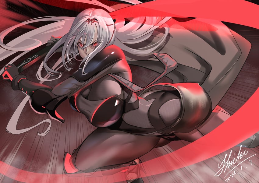 scarlet (goddess of victory: nikke) drawn by shiki_(love-saber)