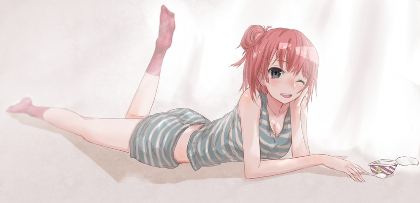 yuigahama yui (yahari ore no seishun lovecome wa machigatteiru.) drawn by aimee_(emi)