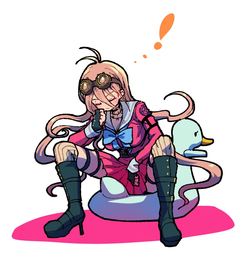 iruma miu (danganronpa and 1 more) drawn by youko-shima
