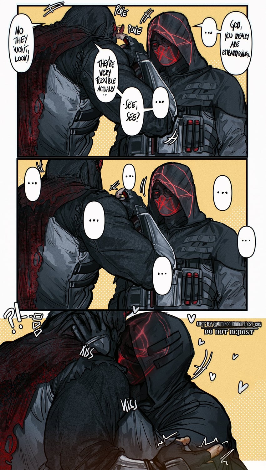 konig and horangi (call of duty and 1 more) drawn by umikochannart