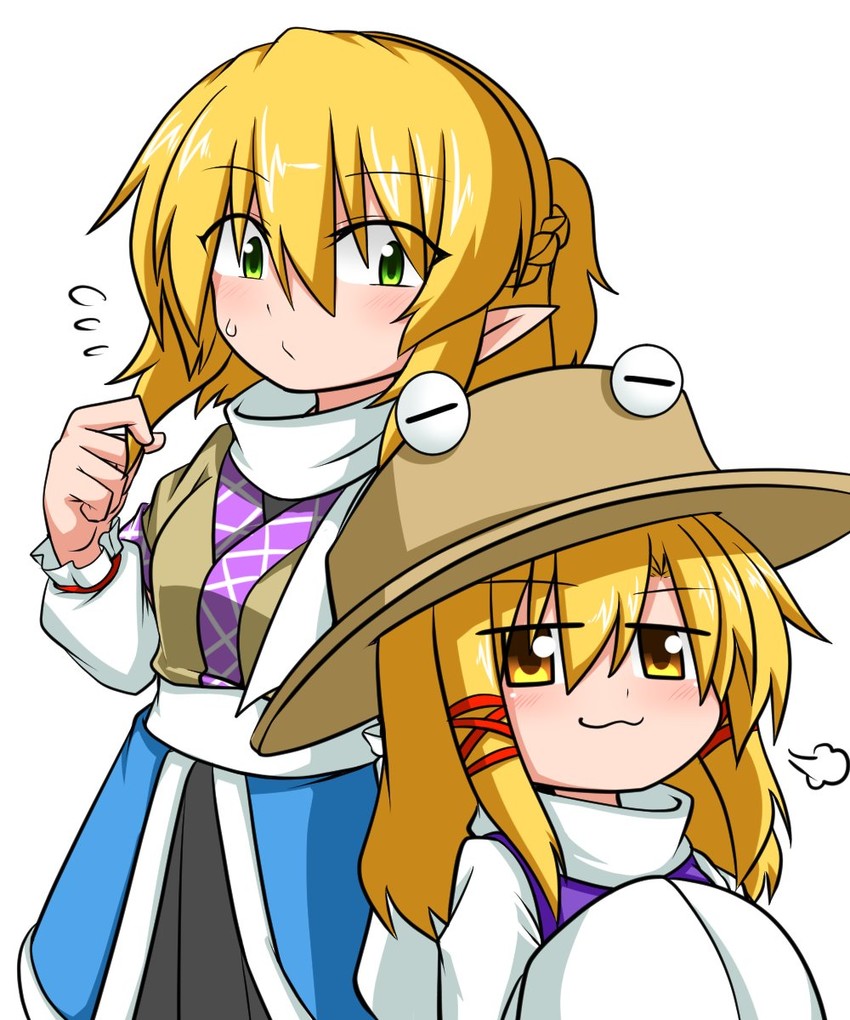 moriya suwako and mizuhashi parsee (touhou) drawn by sumiya_nadateru