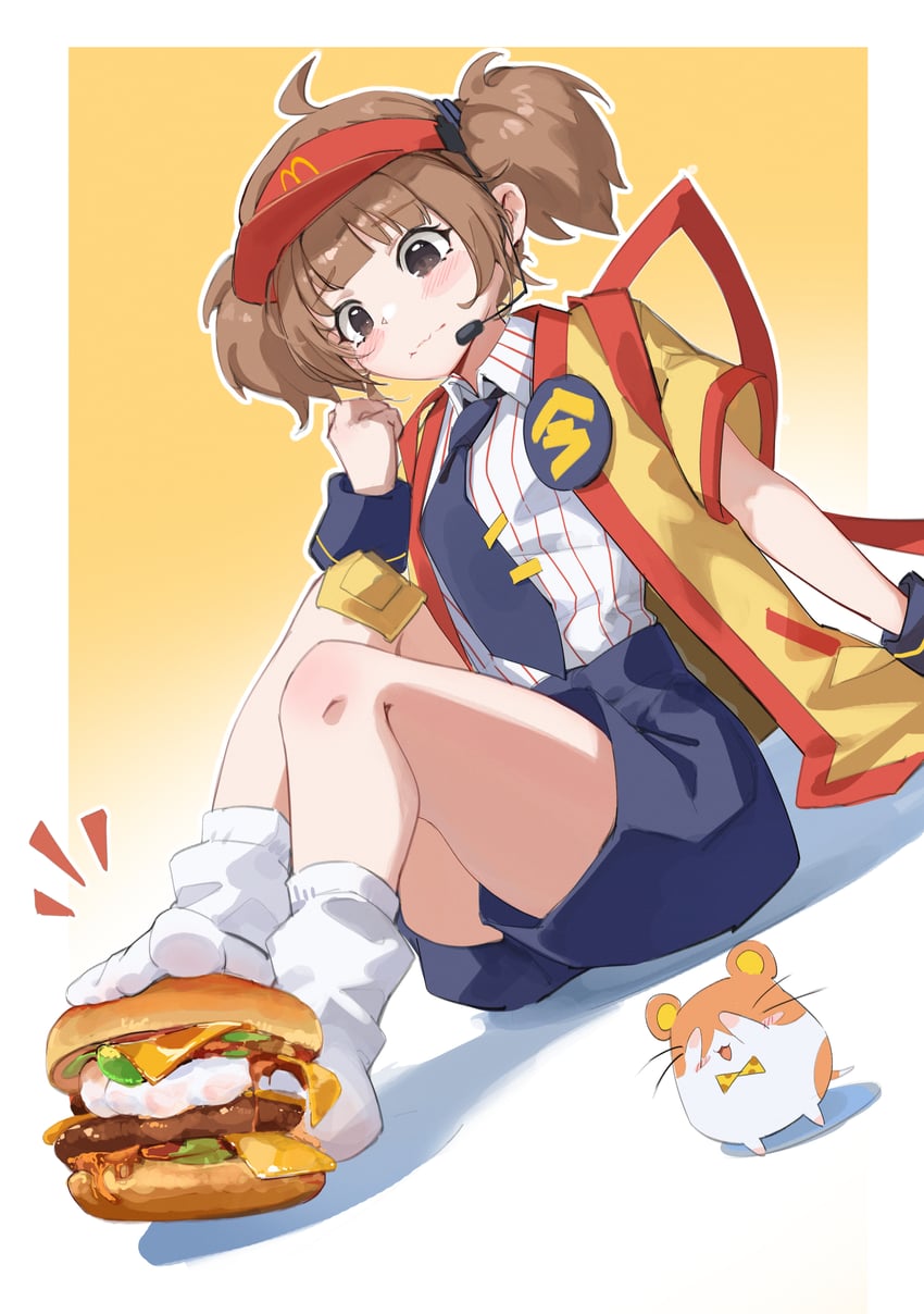 imadake dabuchi tabemi and imadake dabuchi tabesuke (mcdonald's) drawn by xun_li_eins