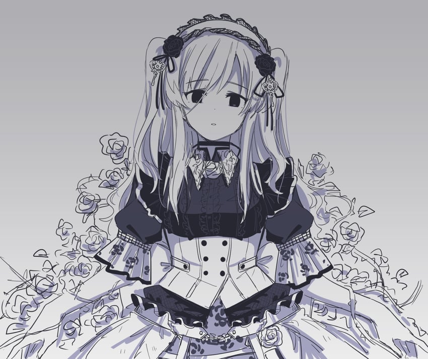 yukoku kiriko (idolmaster and 1 more) drawn by seal_007
