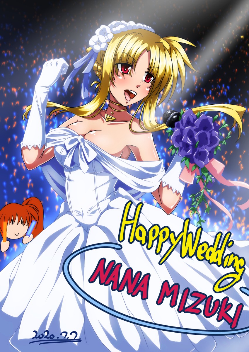 fate testarossa, takamachi nanoha, and mizuki nana (lyrical nanoha and 1 more) drawn by tappa_(esperanza)