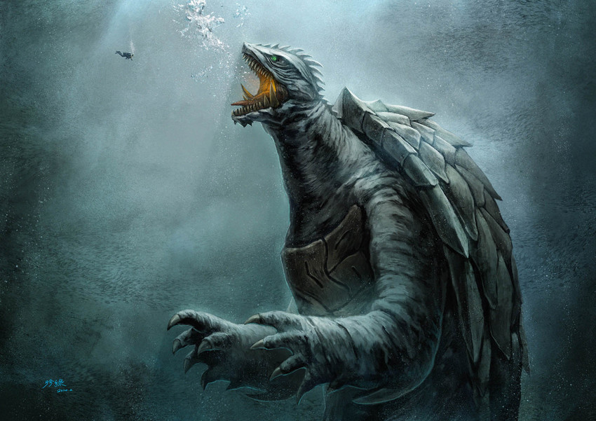 gamera (gamera and 1 more) drawn by zhen_lu