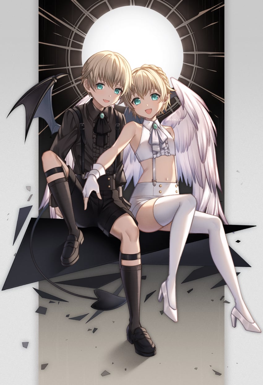 matane tano and matane ruka (toki production) drawn by annno_ans