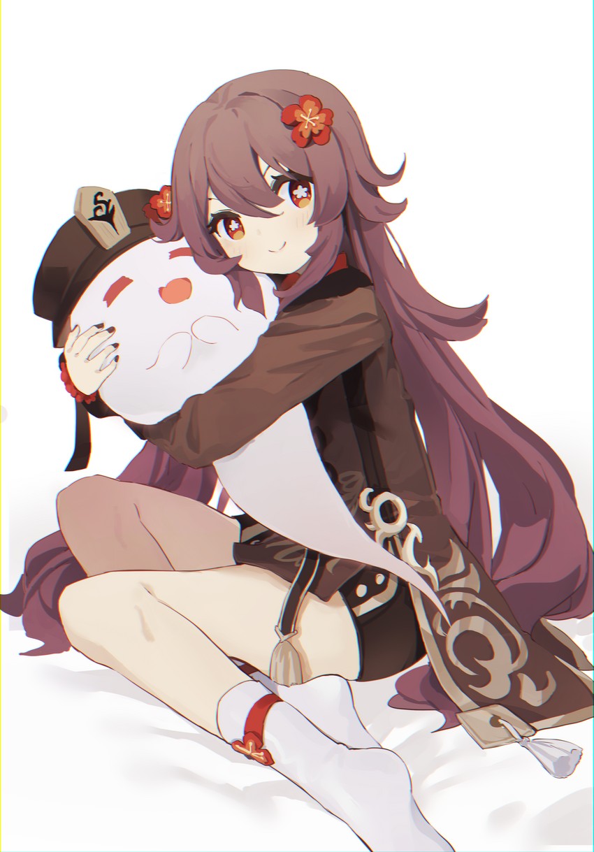 hu tao and boo tao (genshin impact) drawn by coria
