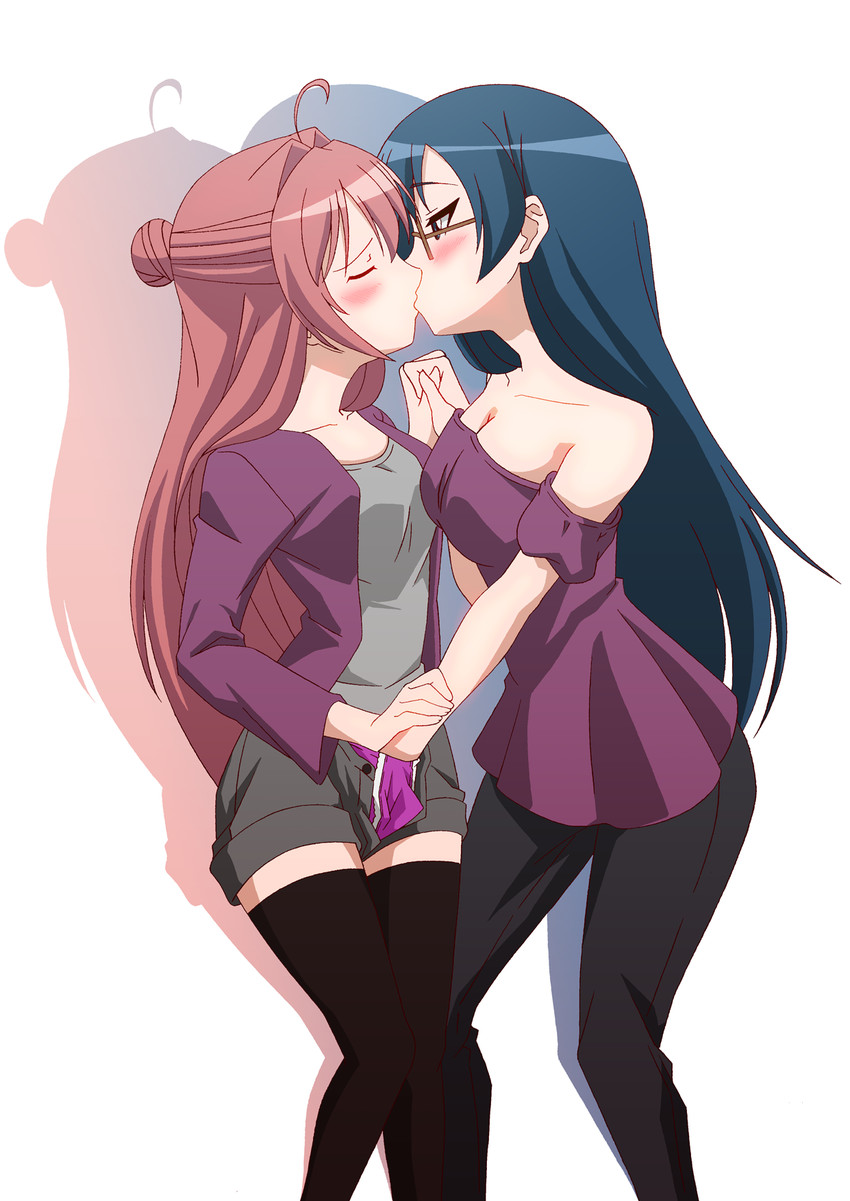 akaza akane, horie yui, and nishida haruka (yuruyuri and 1 more) drawn by tatsuya_(guild_plus)