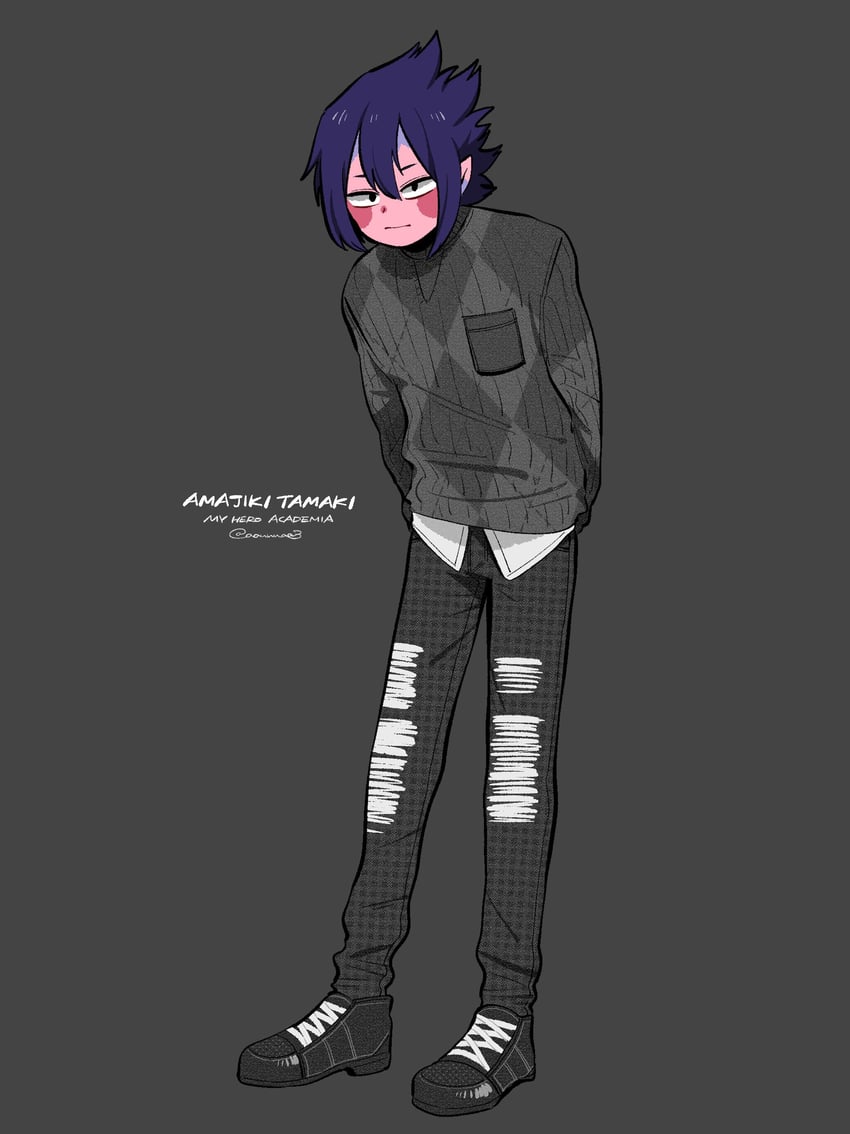 amajiki tamaki (boku no hero academia) drawn by anna_(aannnaa3)