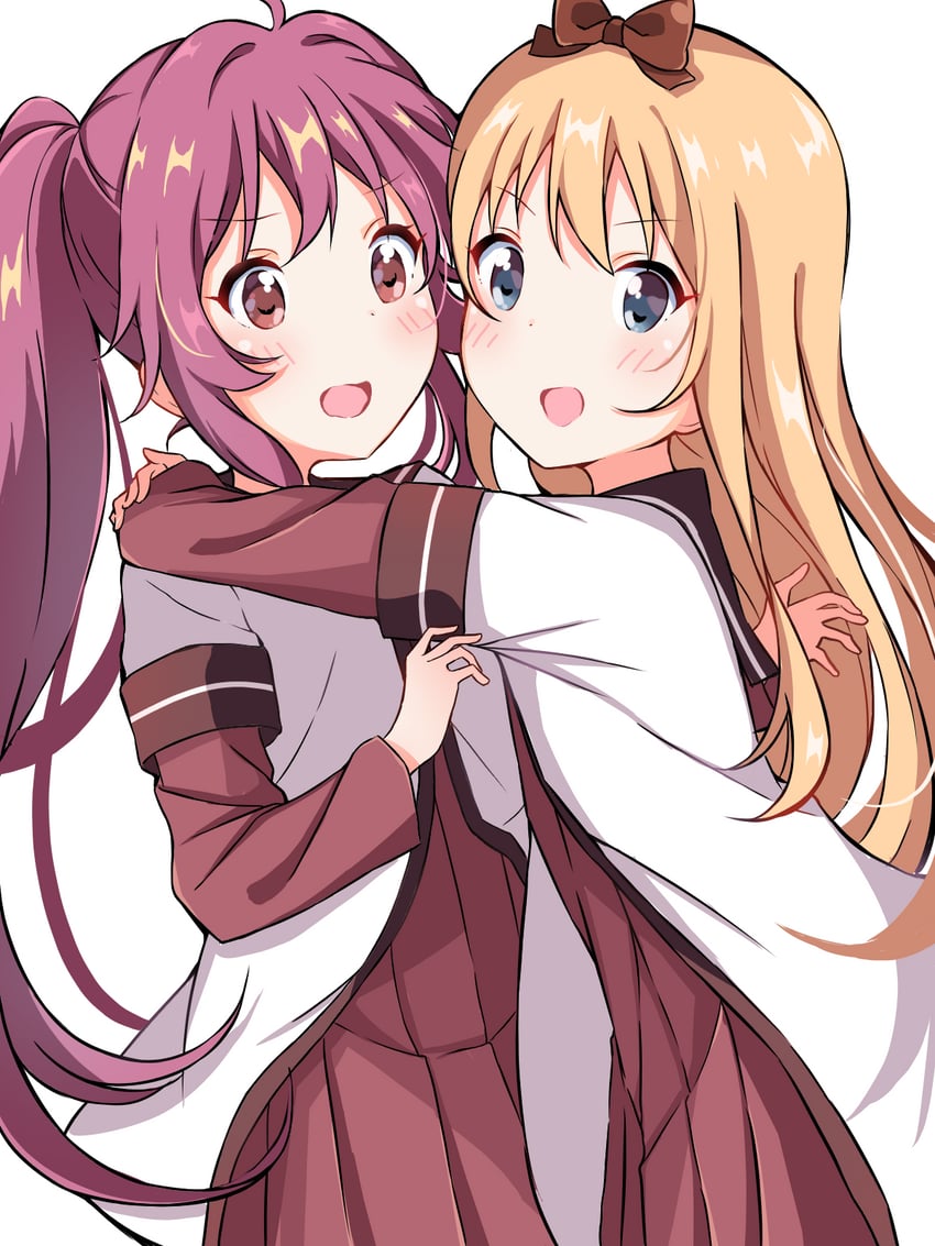 toshinou kyouko and sugiura ayano (yuruyuri) drawn by harumiya_(meron89893)