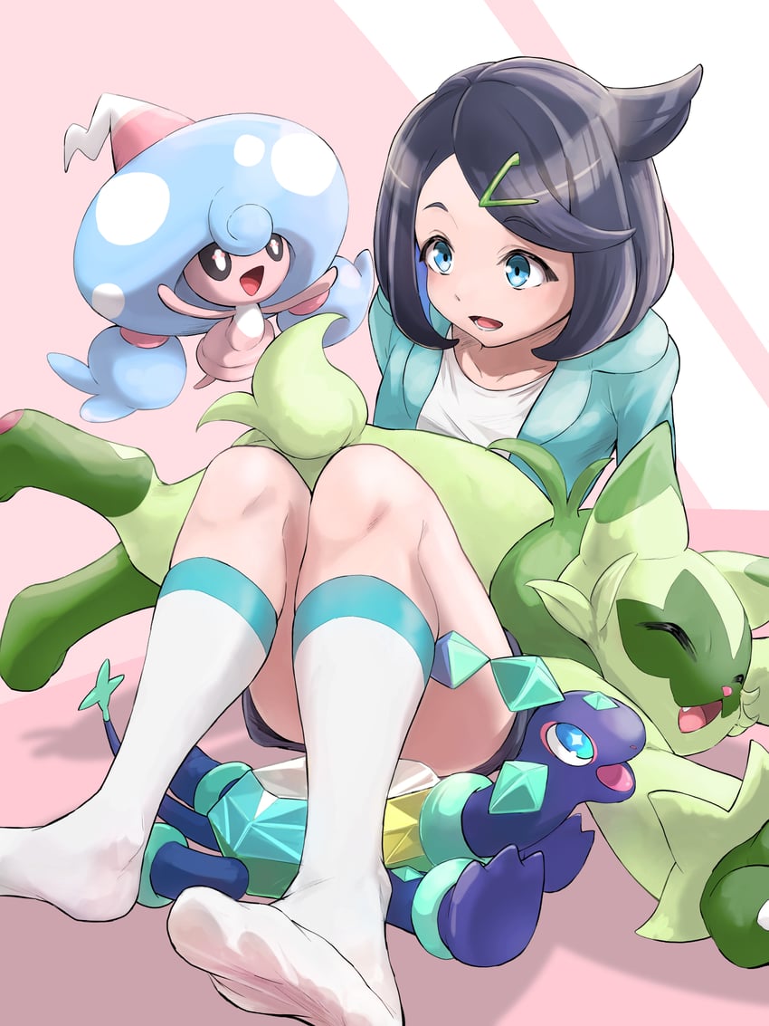 liko, floragato, terapagos, and hattrem (pokemon and 1 more) drawn by itsudzumi