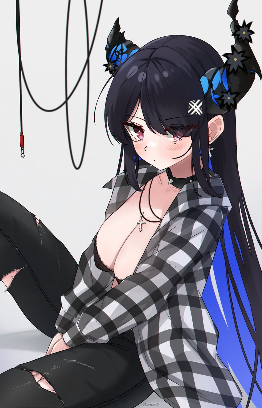 nerissa ravencroft (hololive and 1 more) drawn by magui3