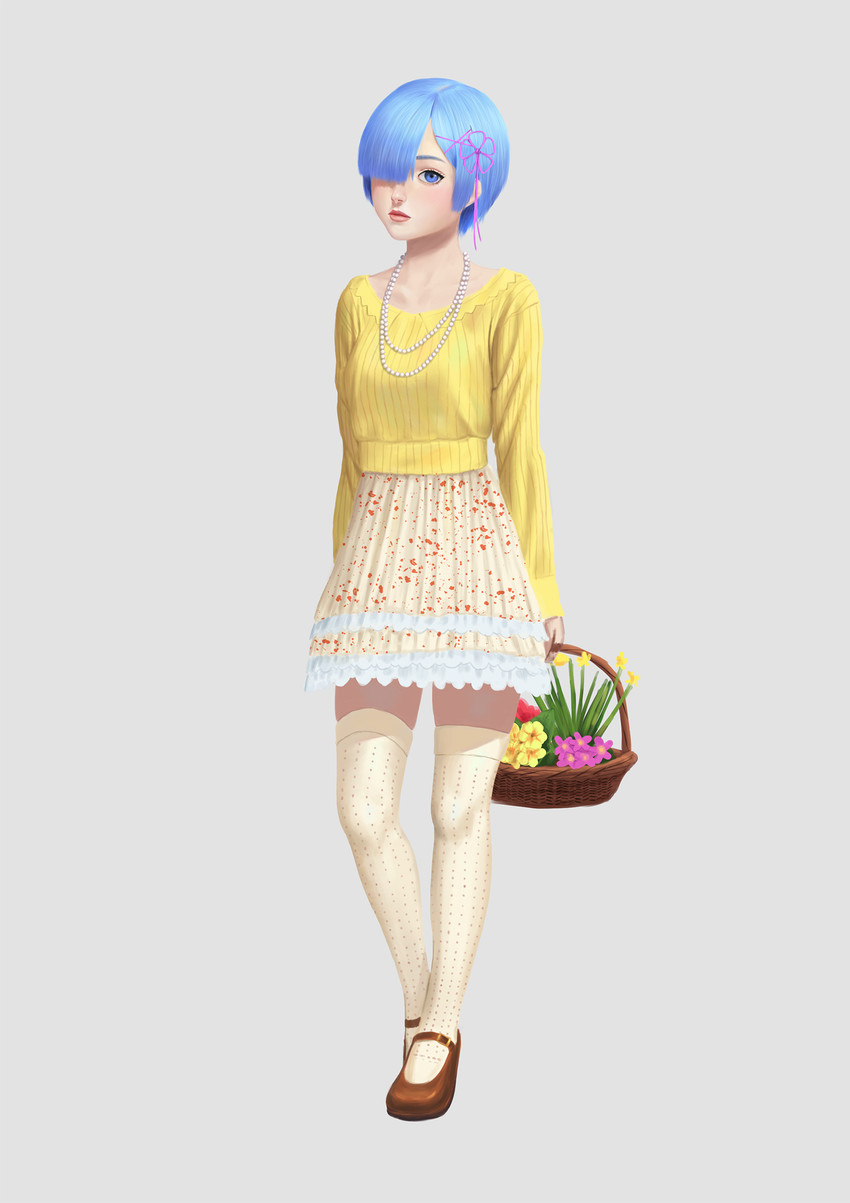 rem (re:zero kara hajimeru isekai seikatsu) drawn by carlo_montie