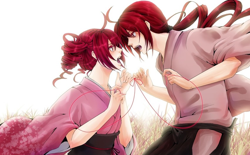 kasane teto and kasane ted (utau) drawn by yu-ka
