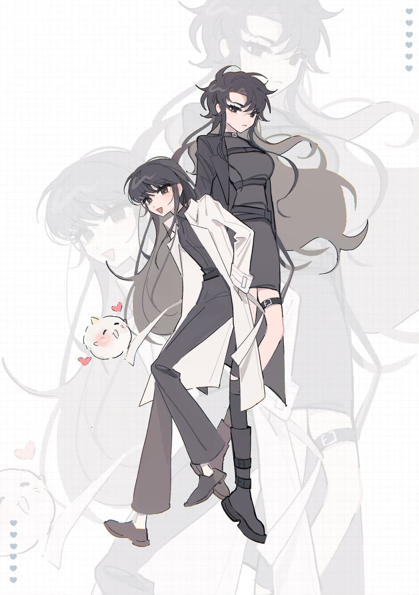 kim dokja, yoo joonghyuk, and biyoo (omniscient reader's viewpoint) drawn by ya_qaq