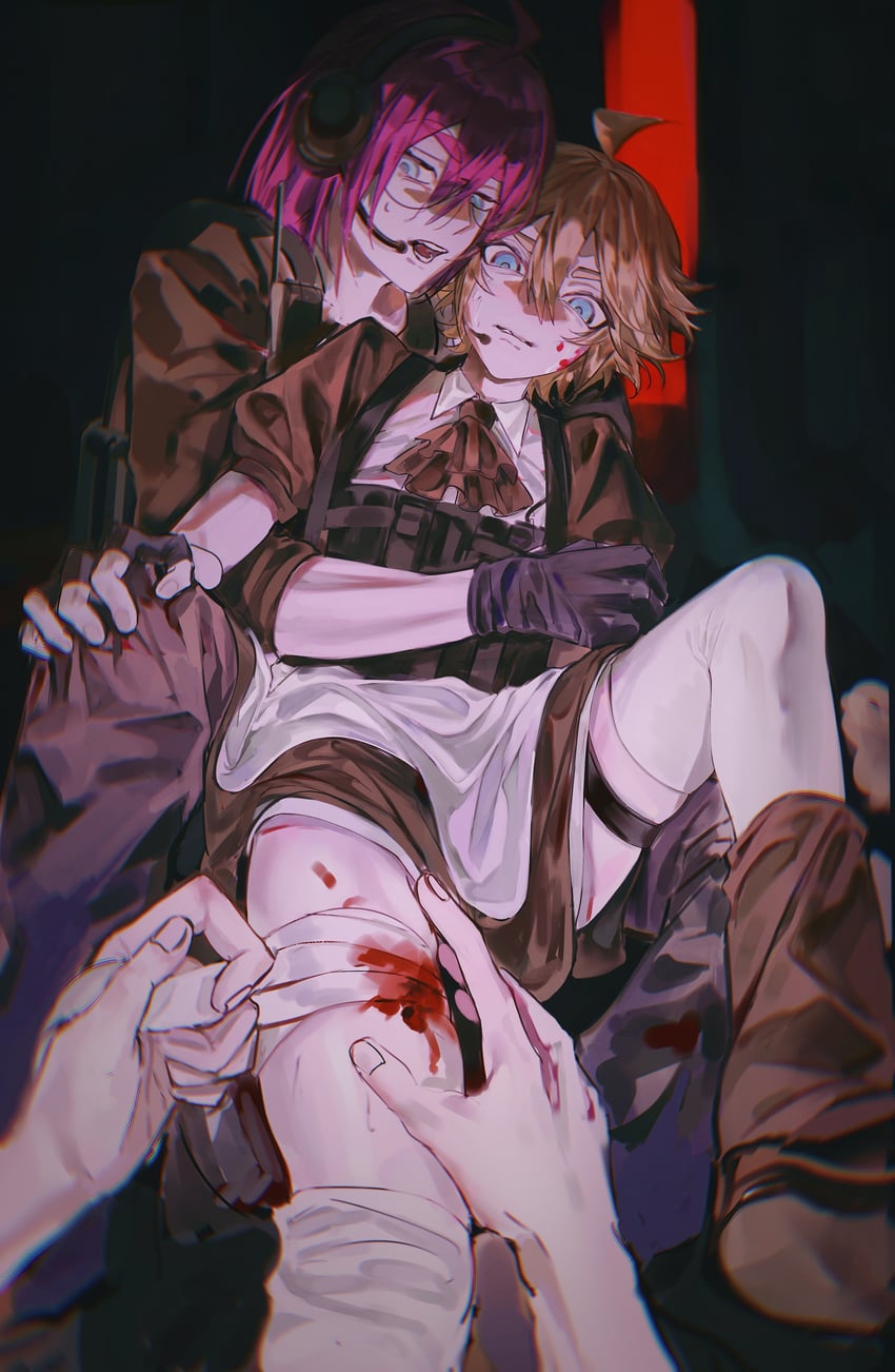 king and phantom.s (aotu world) drawn by junge914