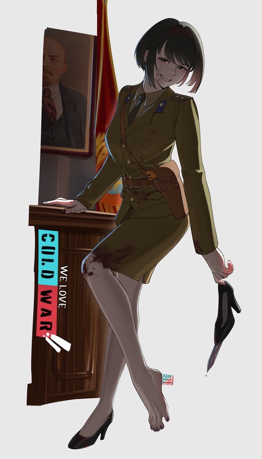 vladimir lenin (original and 1 more) drawn by puto_trash