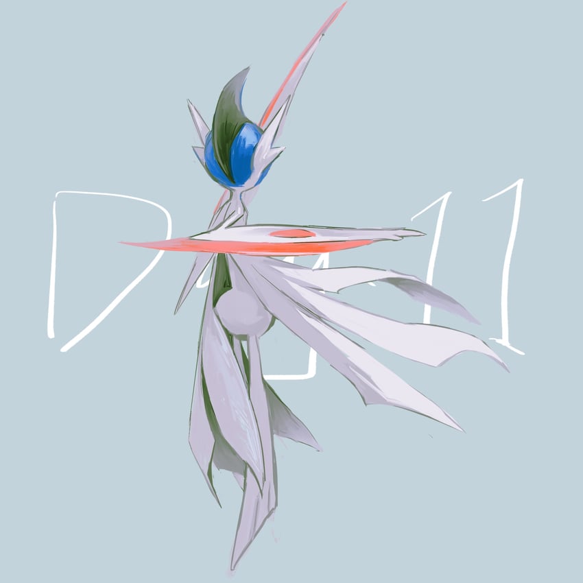 gallade and mega gallade (pokemon) drawn by yug_(yu_g)