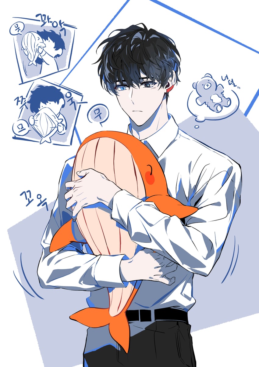 park moo-hyun (eoduun badaui deungbul-i doeeo) drawn by duk_xox
