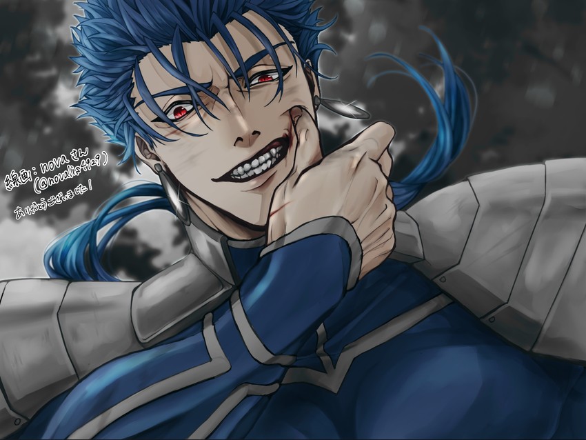 cu chulainn (fate and 1 more) drawn by yanaki_(ynyaan_3)