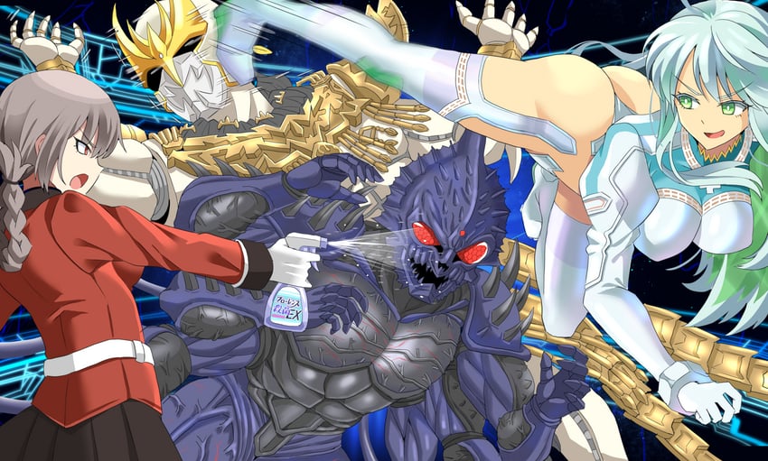 florence nightingale, kukulkan, n-daguva-zeba, and kamen rider amazon neo (fate and 4 more) drawn by shimouki_izui