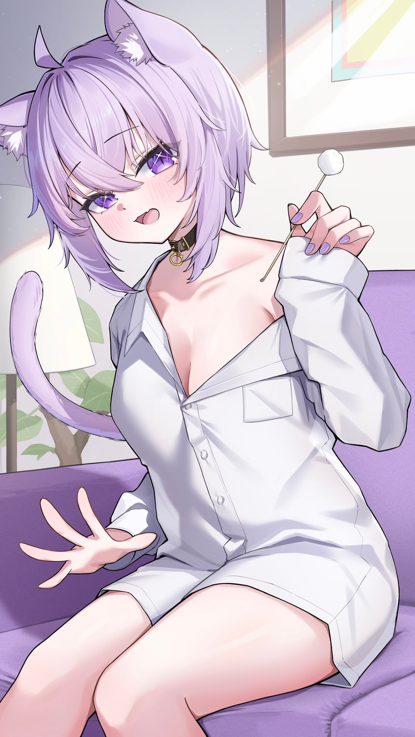 nekomata okayu (hololive) drawn by ai_(u_e_o_o)