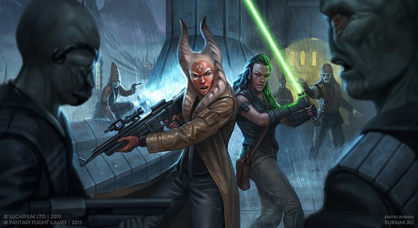 star wars drawn by devburmak