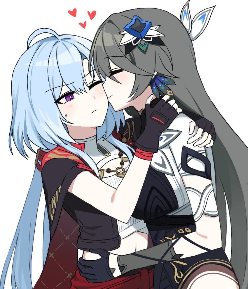griseo and vita (honkai and 1 more) drawn by lix_(iroiro3843)