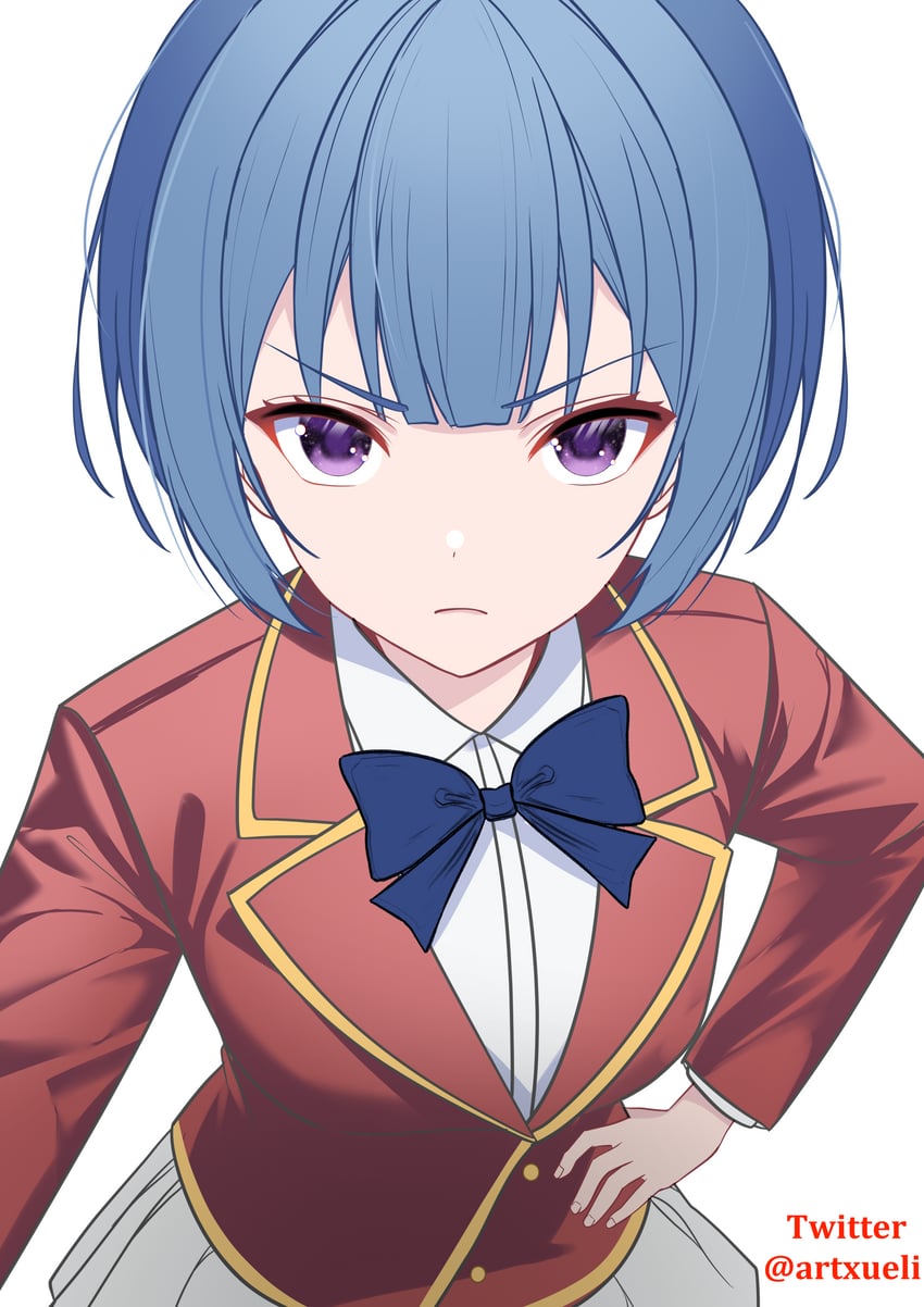 ibuki mio (youkoso jitsuryoku shijou shugi no kyoushitsu e) drawn by xueli_shimazaki