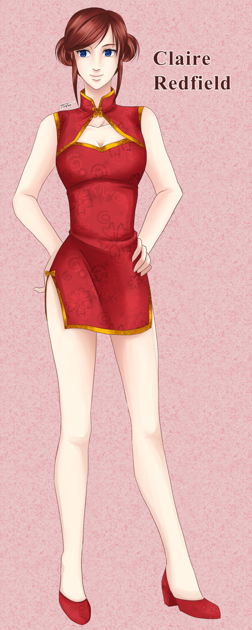 claire redfield (resident evil and 1 more) drawn by jinjoo