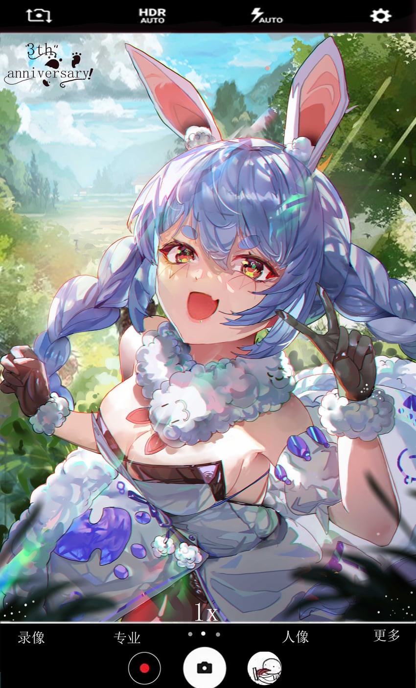 usada pekora (hololive) drawn by hui_zhong_zhi_meng