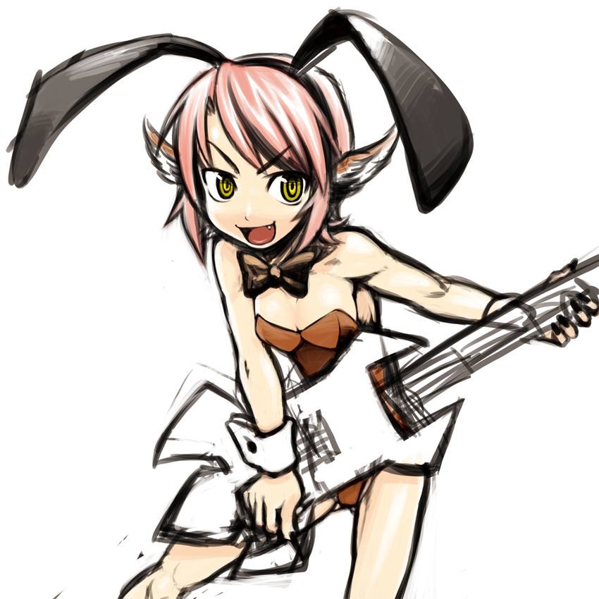mystia lorelei and haruhara haruko (touhou and 1 more) drawn by kagehito