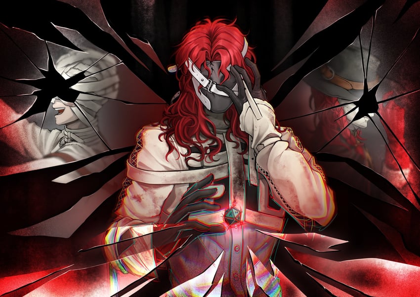 aleph, merlin, and the idealist (reverse:1999) drawn by terazi