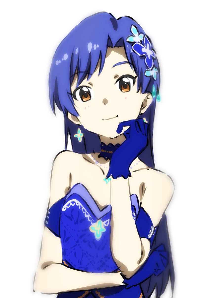 kisaragi chihaya (idolmaster and 2 more) drawn by saitou_kengo