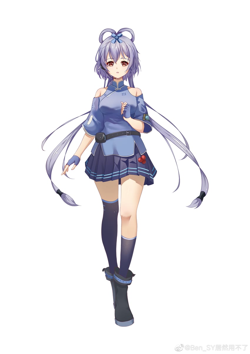 luo tianyi (vocaloid and 1 more) drawn by ben_syjuran_yongbuliao