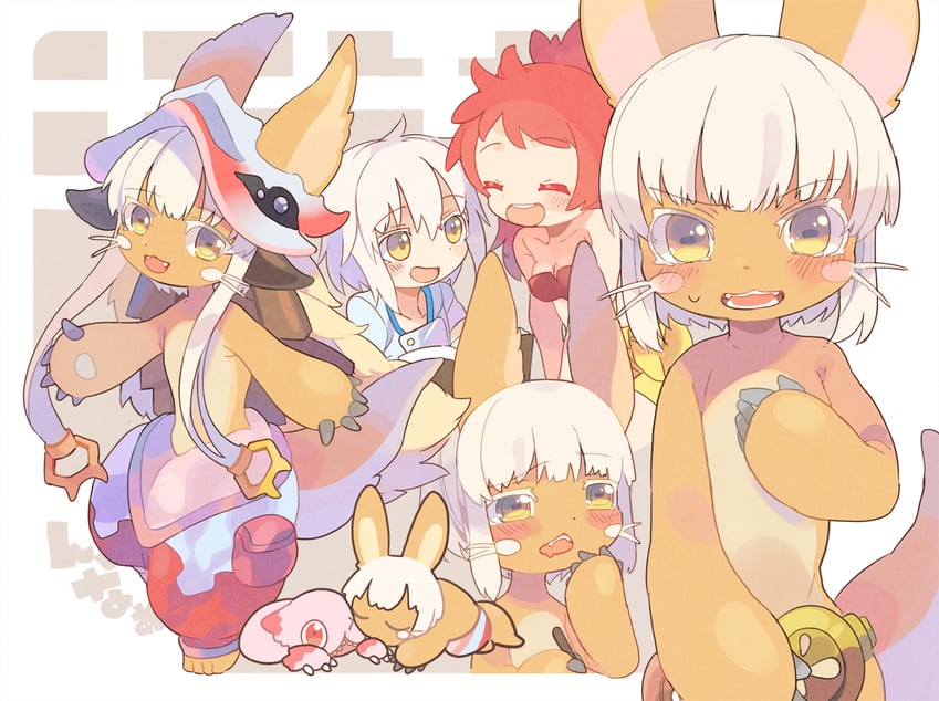 mitty and nanachi (made in abyss) drawn by chachi_(azuzu)