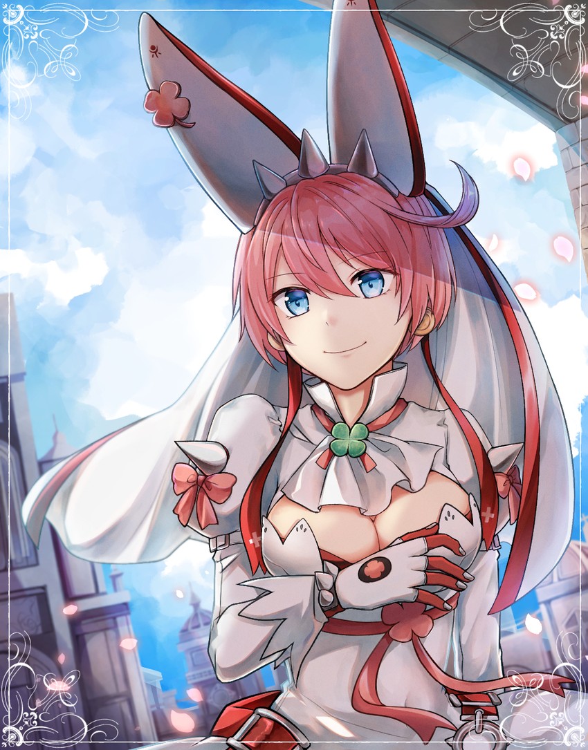 elphelt valentine (guilty gear and 1 more) drawn by makiba_(mgmgcat)
