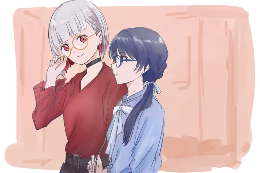 murano sayaka and yugiri tsuzuri (love live! and 1 more) drawn by muneta_(ntani_2)