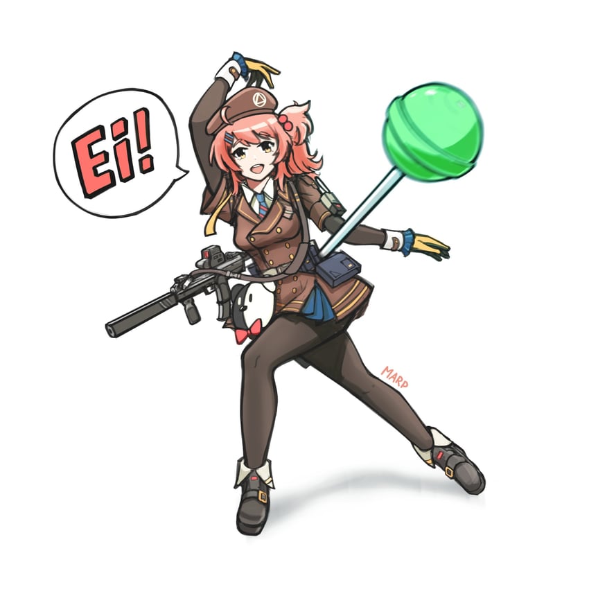 mp7 and cheeta (girls' frontline and 1 more) drawn by marpaparp
