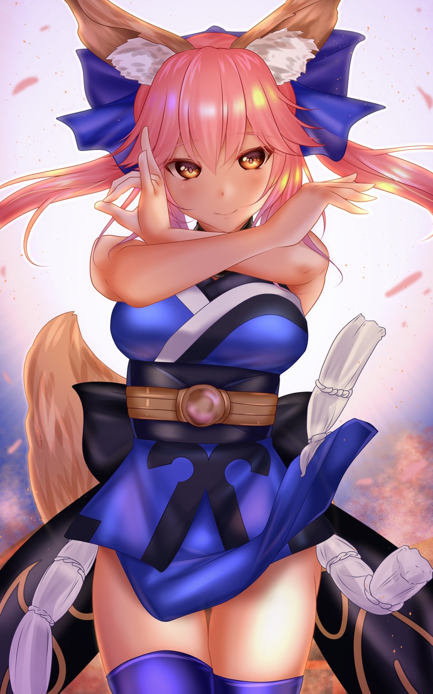 tamamo and tamamo no mae (fate and 4 more) drawn by shounen_(hogehoge)