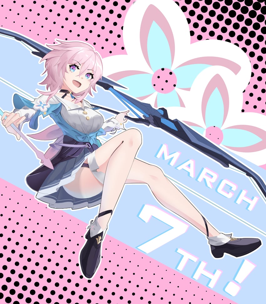 march 7th (honkai and 1 more) drawn by faizfs