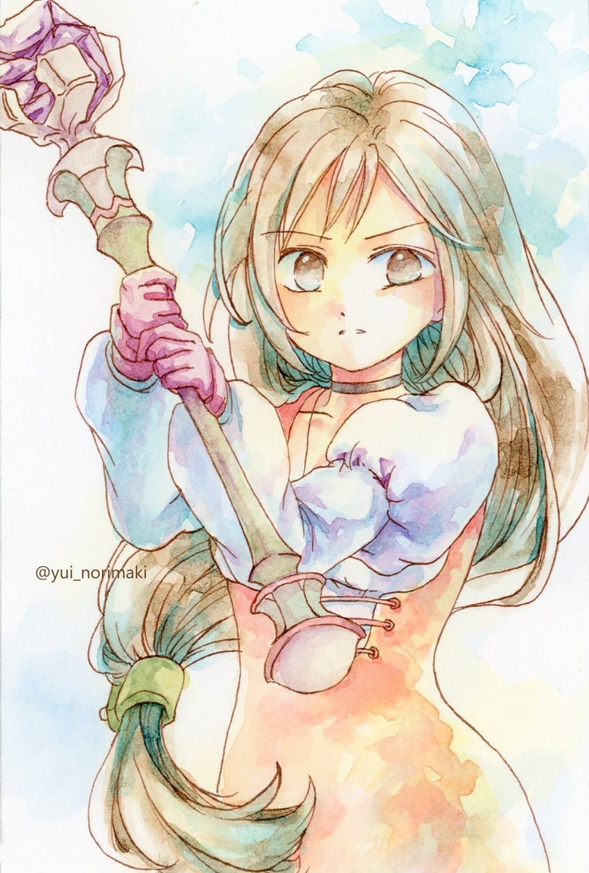 garnet til alexandros xvii (final fantasy and 1 more) drawn by yui_norimaki