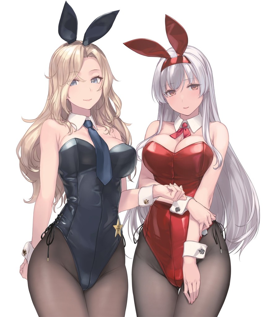 shoukaku and hornet (kantai collection) drawn by rokuwata_tomoe